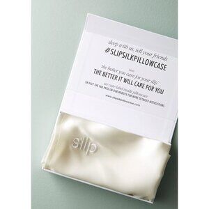 Slip Cream Silk Pillowcase